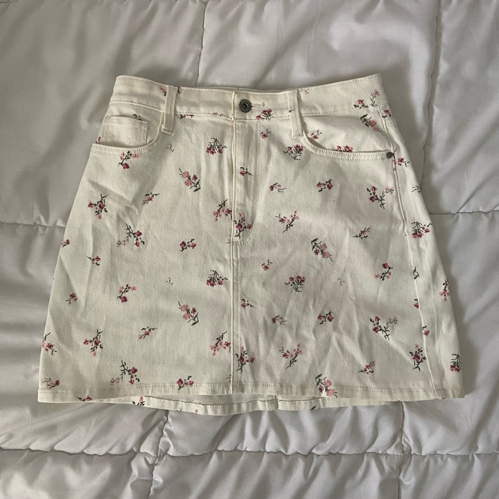 Arizona Jean Floral Printed Skirt